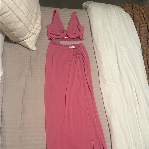 Meshki Pink Maxi Dress - Picture 2 of 6